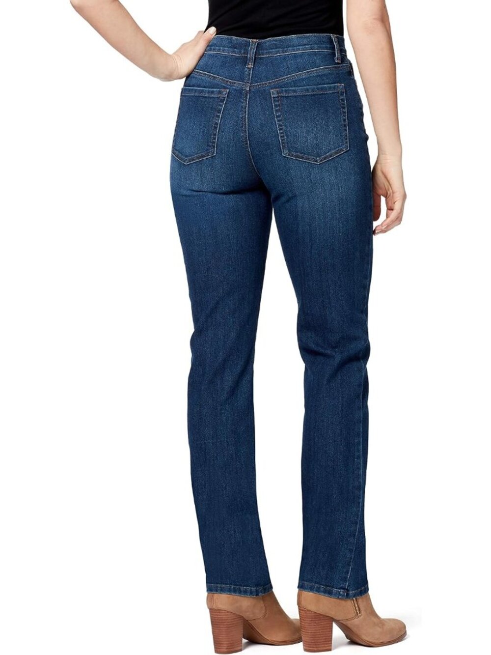 Women's Classic Tapered Amanda Jeans - Picture 3 of 4